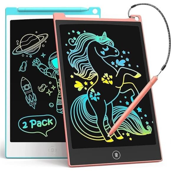 2 Pack LCD Writing Tablet, 8.5 Inch Colorful Doodle Board Drawing Tablet for Kid - Picture 7 of 7